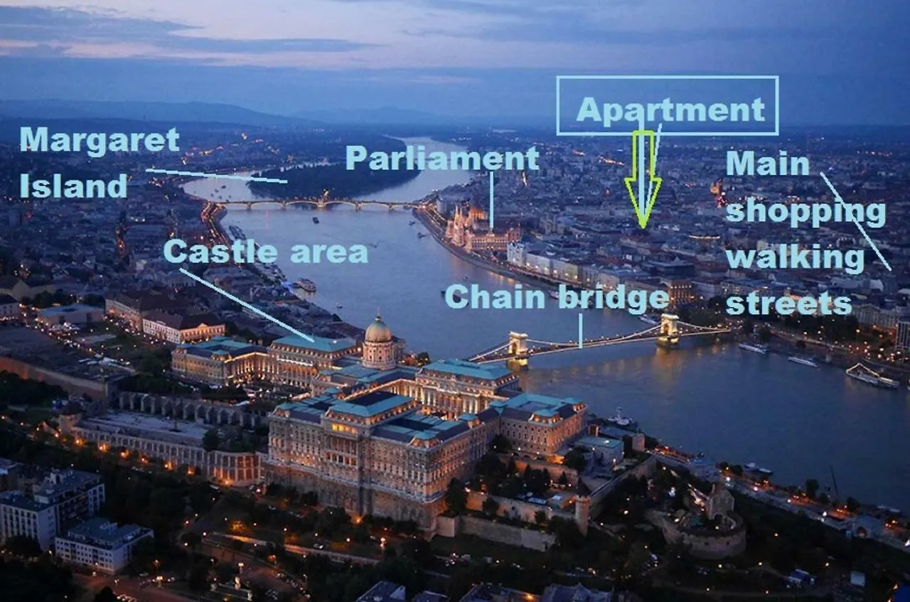 2 Rooms Between Of Chain Bridge, Cathedral, Parlament,Castle Area Budapeste Apartamento